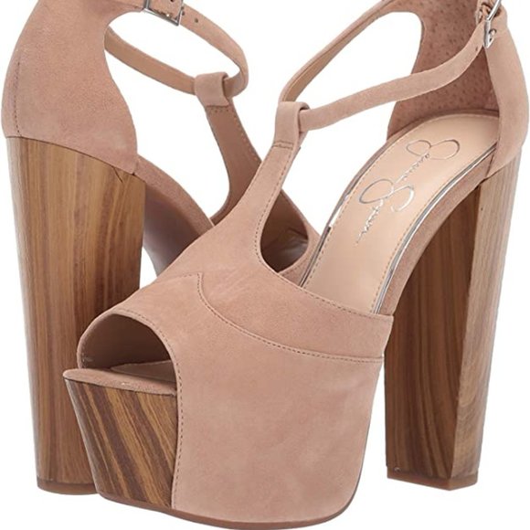COPY - Jessica Simpson Dany Platforms ~~ICONIC~~ in real Suede Rare size 12 ~~H… - Picture 1 of 8